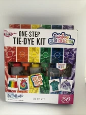 TULIP Fabric Tie-Dye Kits, Rainbow Color Collection  up to 30 Projects