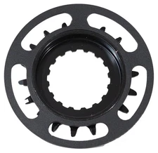 Samox Bosch GEN 2 Steel CNC Chainring with Single Chainguide - 18t, Black