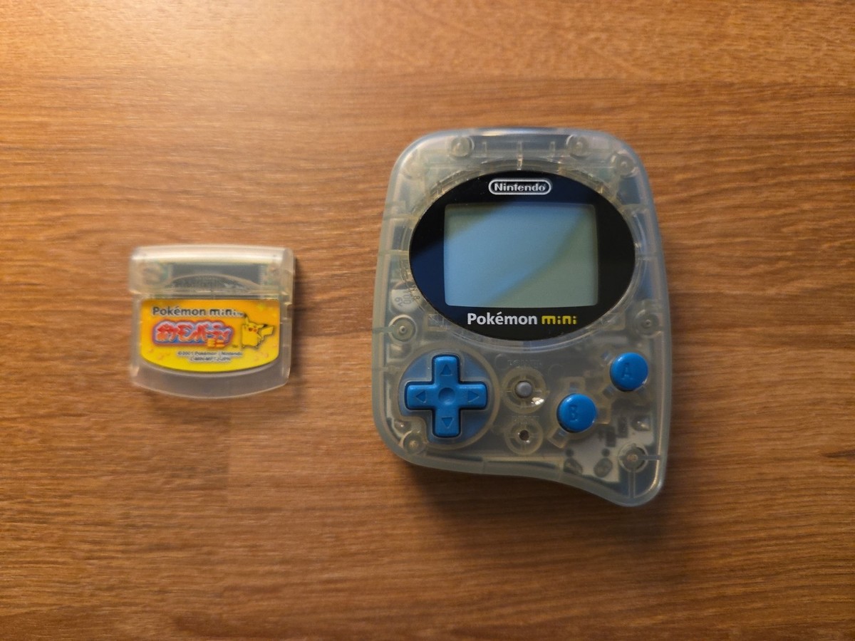 Nintendo Pokemon Mini Retro Game Wooper Blue MIN-001 - Fully