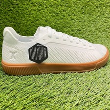 Flux Footwear Adapt Trainer White Gum Mens Size 12 Athletic Knit Shoes Sneakers