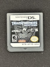 Transformers Decepticons Nintendo DS Game Cartridge Only Authentic