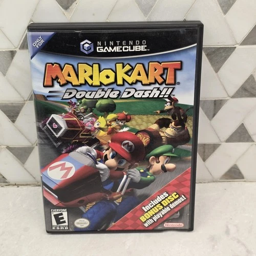 Nintendo GameCube Mario Kart Double Dash Bonus Disc Complete With Inserts
