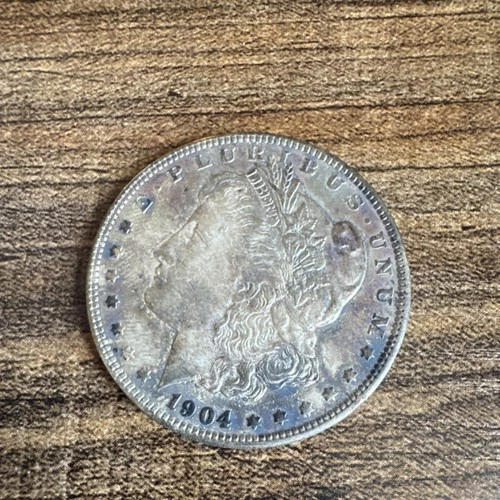 1904 Morgan Silver Dollar $1 Coin Circulated 0.9 Fineness US Silver