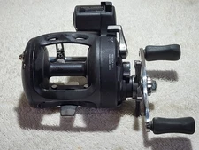 Cabelas Depthmaster DMIII Trolling Reel Black Model DM III 20 Depth Counter, EX