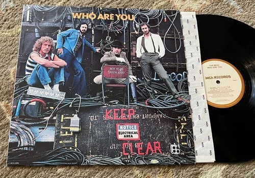 Excellent 1978 Hard Rock LP - THE WHO "Who Are You" MCA RECORDS #3050