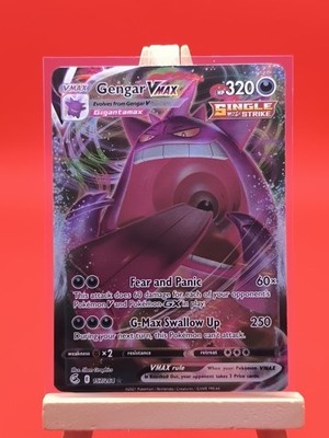 Gengar VMAX 157/264 Fusion Strike Full Art Ultra Rare Holo Pokemon