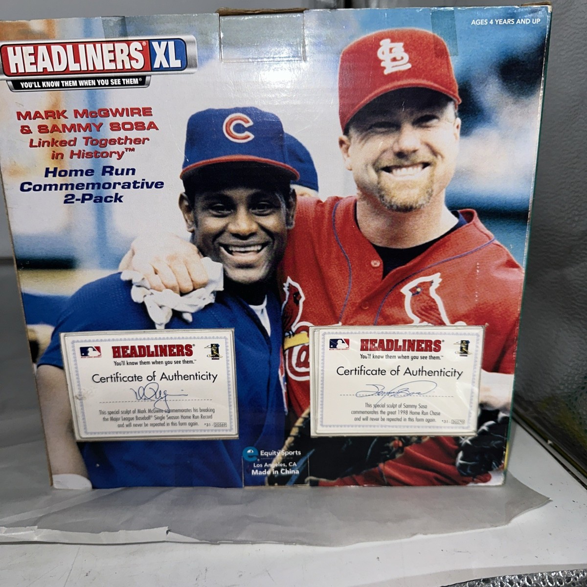 Mark McGwire & Sammy Sosa フィギュア 2-Pack Mark McGwire & Sammy Sosa Home Run Commemorative 2-Pack