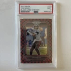 2022 Panini Prizm Tom Brady Black Red Checkerboard SSP Super Short Print PSA 9
