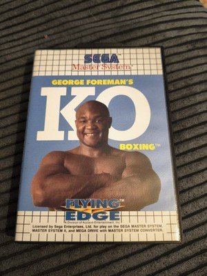 George Foreman's KO Boxing - Sega Master System, PAL, mit OVP und Anleitung