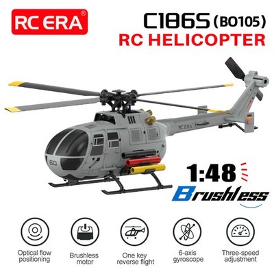 RC ERA C186S BO105 Helicopter Optical Flow Positioning Three-speed Adjustment