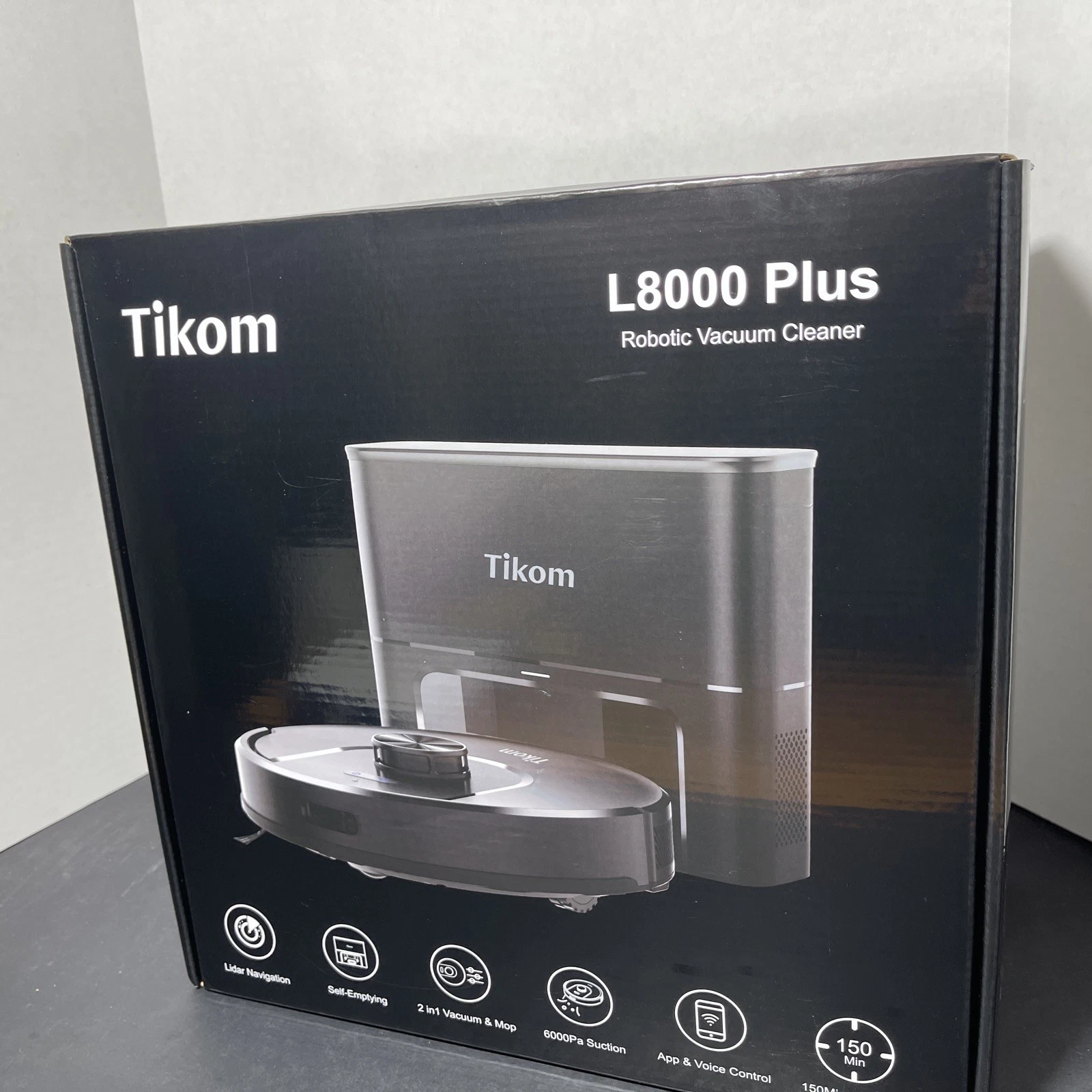 Tikom Robot Vacuum and Mop-8000Pa Robotic Vacuum Cleaner with Self-Emptying
Opens in a new window or
