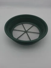 Green Plastic 13-1/4" Gold Sifting Pan Classifier 1/4 Mesh Size