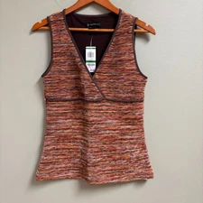 INC International Concepts Womens Y2K 90s Babydoll Top Space Dye Size L Vintage