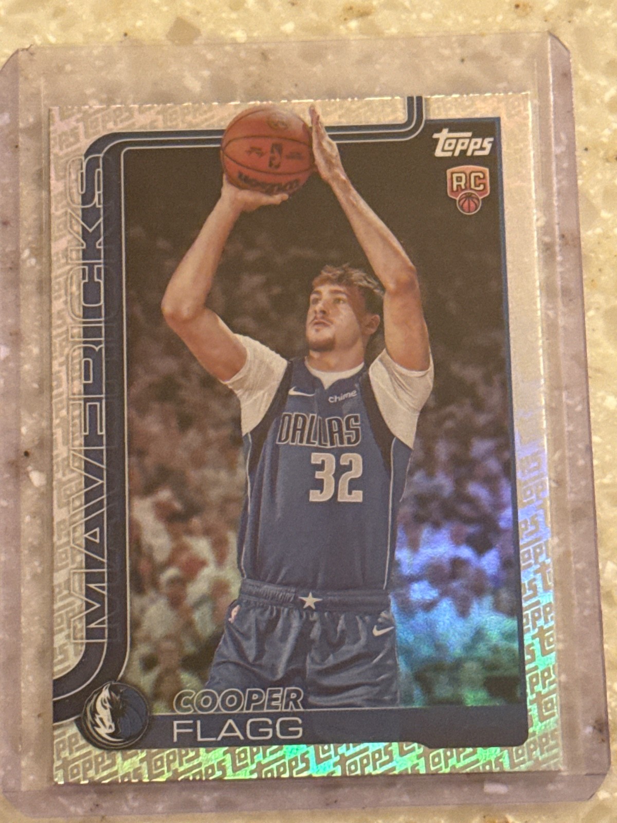 2025-26 Topps - Cooper Flagg #201 Topps Foil Pattern (RC)