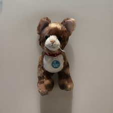 Build-A-Bear Promise Pets Cat Plush Brown White Stuffed Animal