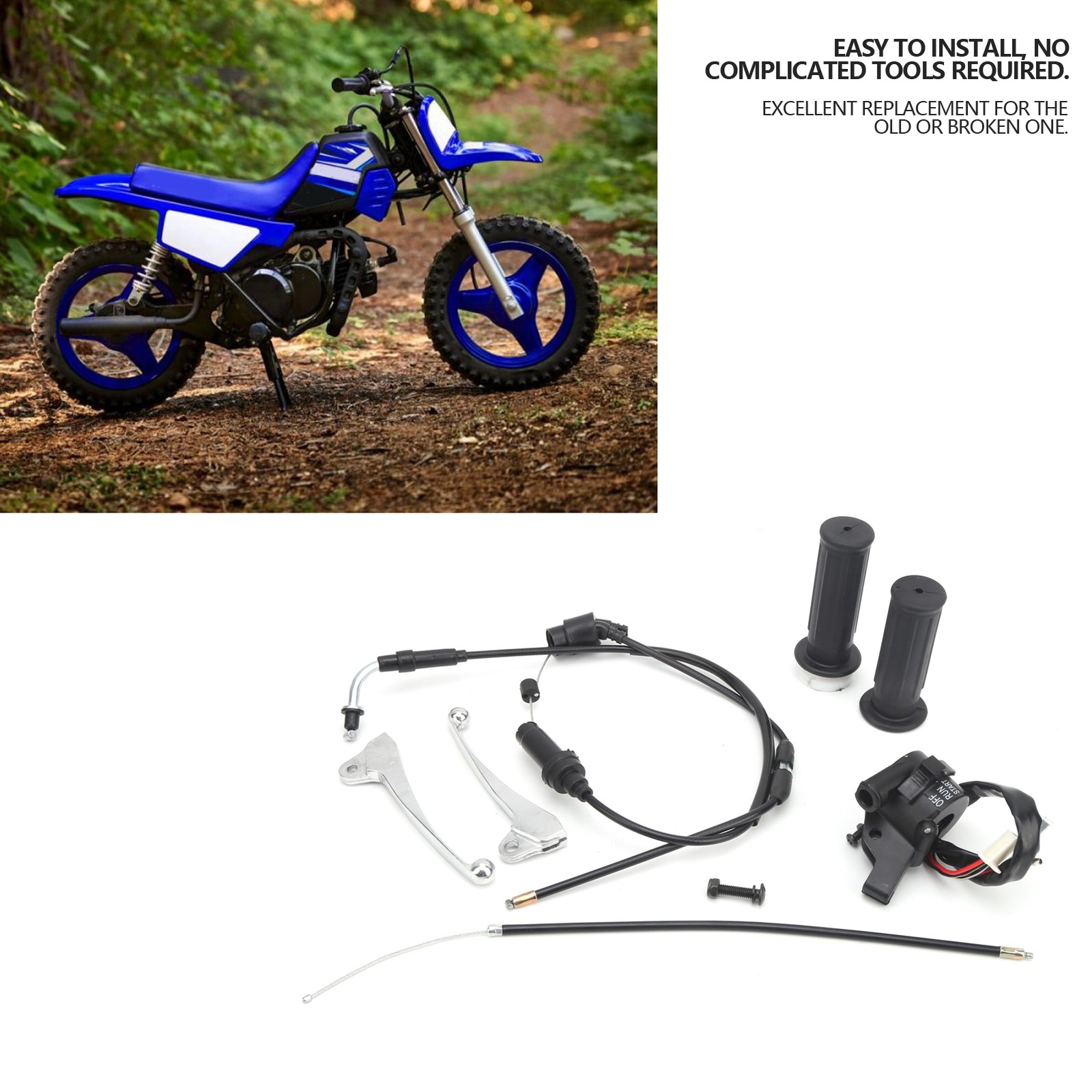 Replacement Throttle Cable Durable Fit For YZinger 50/PeeWee PW50 Popular