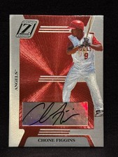 CHONE FIGGINS ANGELS 2005 DONRUSS ZENITH ZB-59 AUTOGRAPH AUTO # 4/10