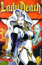 Lady Death Between Heaven and Hell #4A VG 1995 Stock Image Low Grade