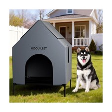 36" Dog House for Outdoor Indoor, Large Dog Houses Weatherproof 600D PVC with...
