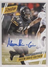 2020 Chronicles Draft Picks Prestige Signatures Red Akeem Davis-Gaither Auto 9x7
