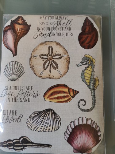 Nicole Tamarin Illustration Seashells Stamp Set