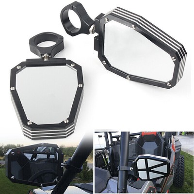 UTV Offroad 1.75'' Handle Bar End Rearview Side Mirrors for Polaris RZR 1000 XP