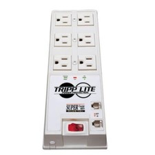 Tripp Lite 6-Outlet Super Surge Alert Protector - Tel/DSL Protection.  