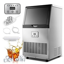 Built-in Commercial Ice Maker Stainless Steel Bar Restaurant Ice Cube Machine