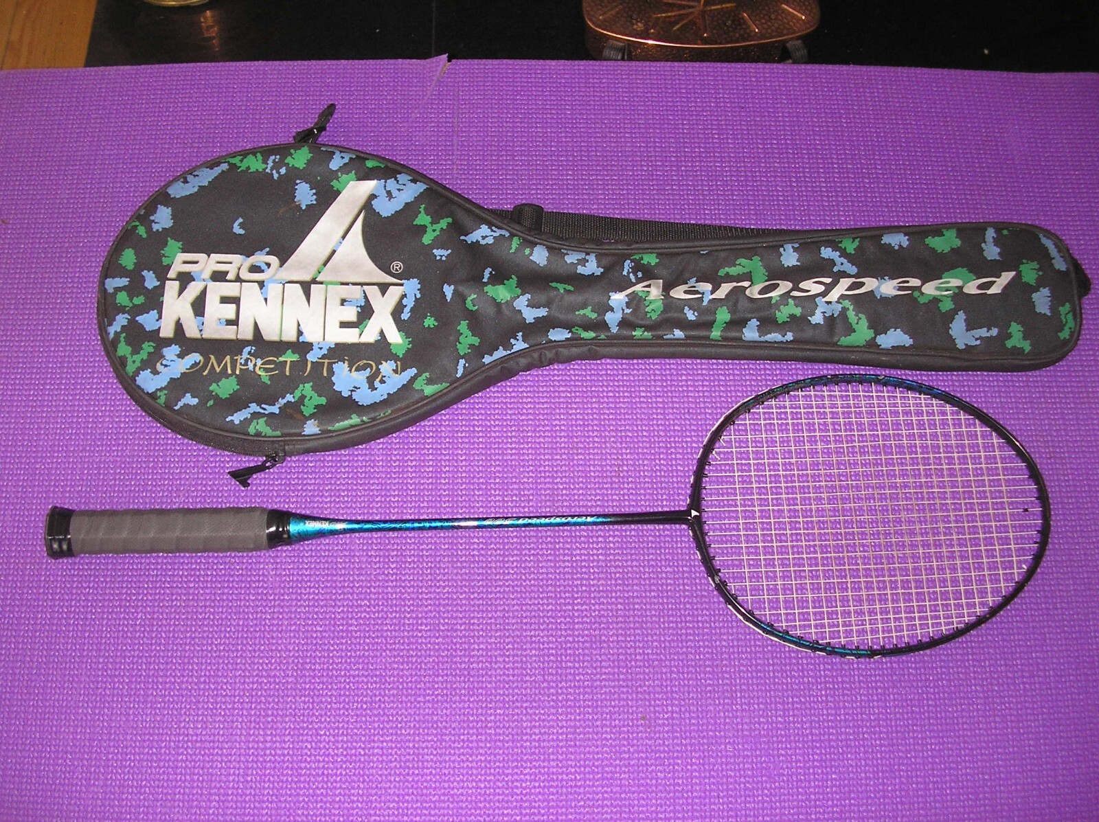 PPRO KENNEX AEROSPEED BADMINGTON RACKET AND CASE eBay