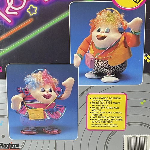 Vintage 1987 Playtime Toys ELECTRONIC ROCKERS Sound Activated DANCING DOLL NEW - Picture 7 of 10