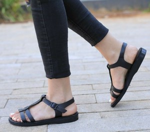 Details about Leather Women's Strappy Jesus Sandals Roman Flats Slides Ladies Flip Flops Greek Details about Leather Women's Strappy Jesus Sandals Roman Flats Slides Ladies Flip Flops Greek