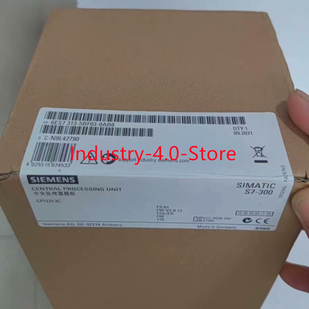 Module CPU Siemens 6ES7313-5BF03-0AB0 – Neuf Dans Son Emballage D’origine – Pour Automates