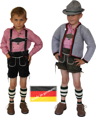 Leder Trachtenhose Damen Mit Träger - Bayerische Raulederhose Für Oktoberfest Gr. 36-44