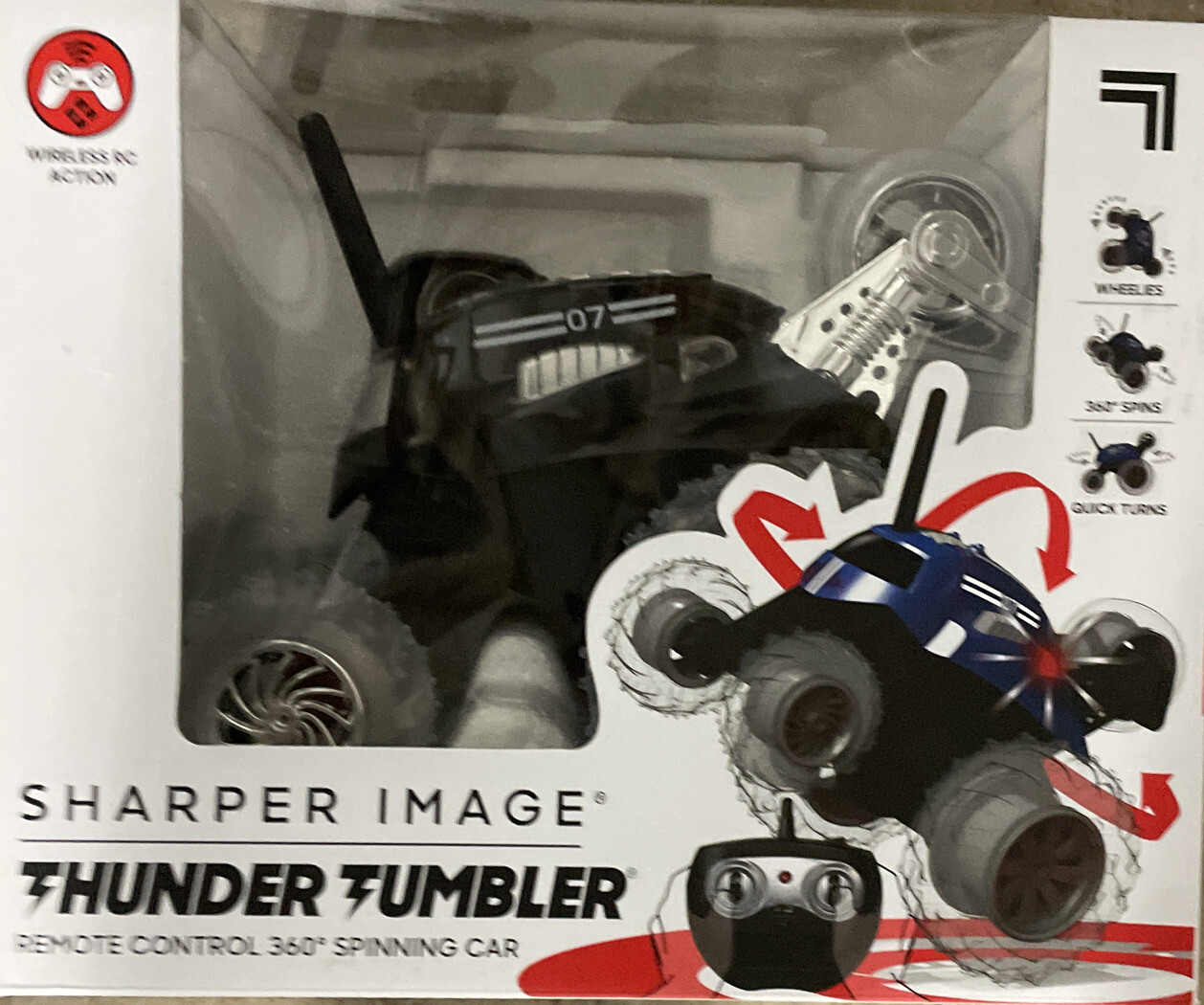 Spinning Car Rc 360 Black