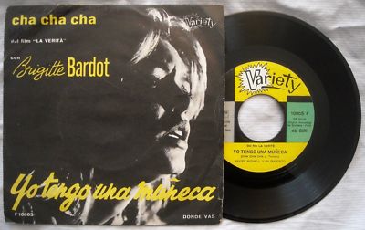 45 BB BRIGITTE BARDOT - YO TENGO UNA MUNECA - anno 1960 - Dal Film LA VERITA EX+