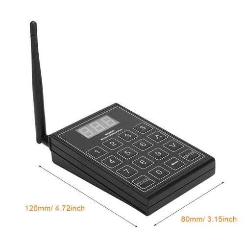 Restaurant Guest Call Wireless Paging Queuing Calling System 10/20/30 Pagers - Picture 4 of 15