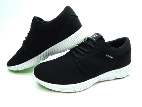 SUPRA WOMEN'S HAMMER RUN BLACK WHITE 98038-002 SHOES SIZE 10 - Picture 6 of 8