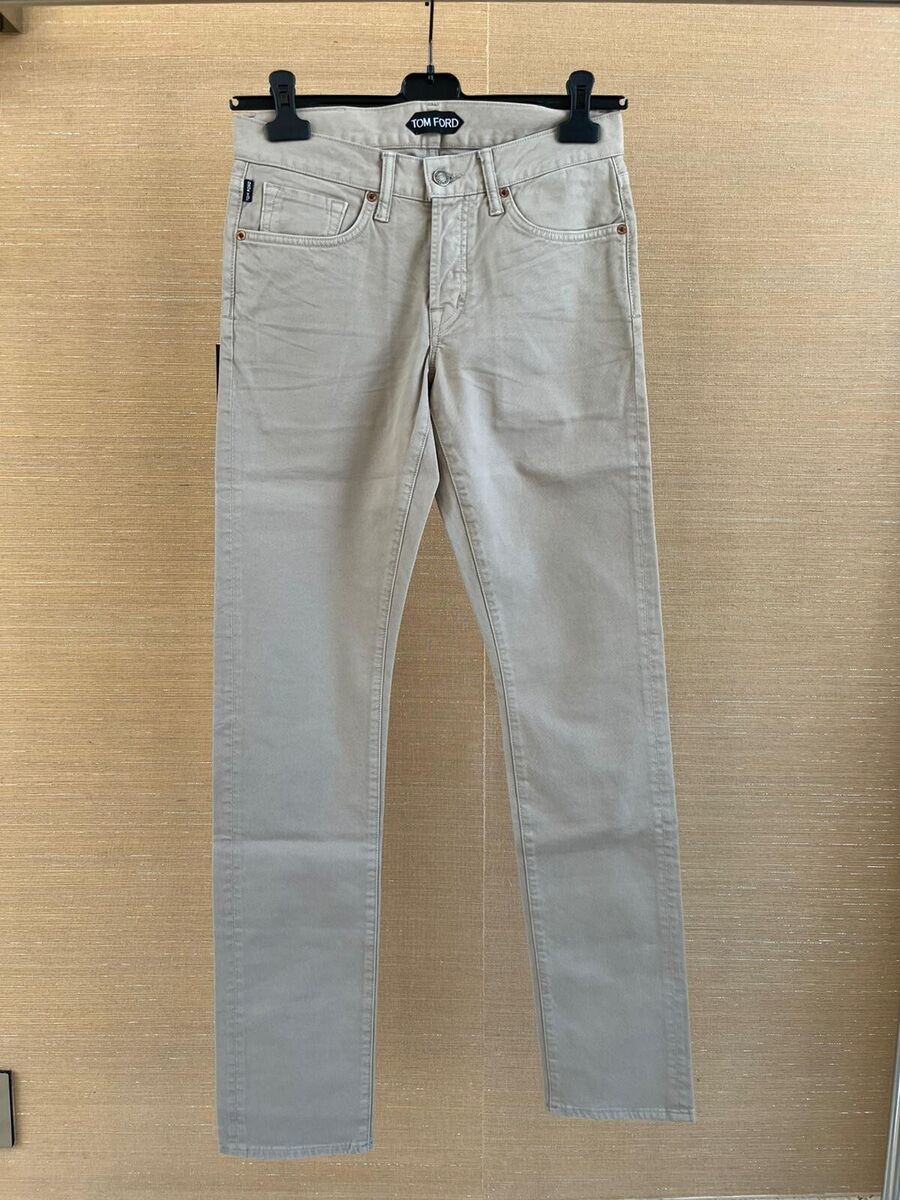 Tom Ford , Slim Fit Denim in Light Khaki , BNWT 29 | eBay Tom Ford , Slim Fit Denim in Light Khaki , BNWT 29 | eBay
