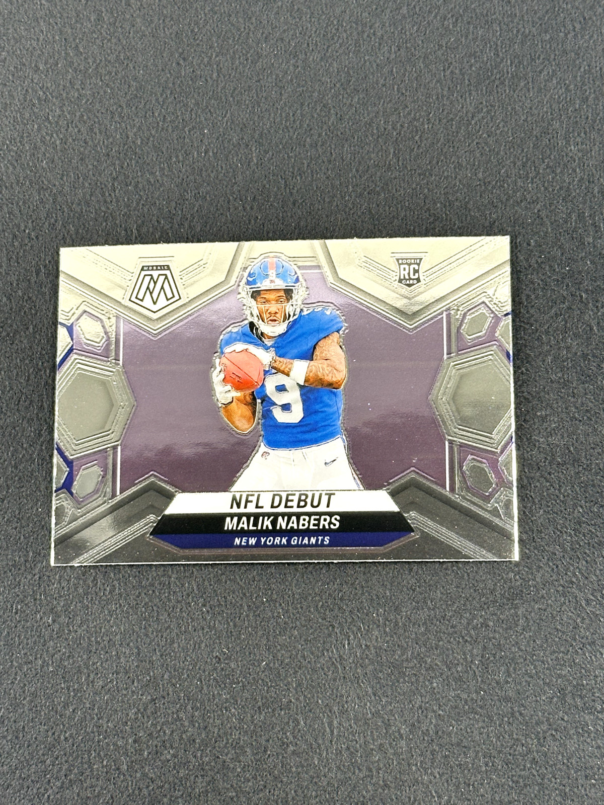 2024 Panini Mosaic MALIK NABERS NFL Debut Rookie RC #284 New York Giants