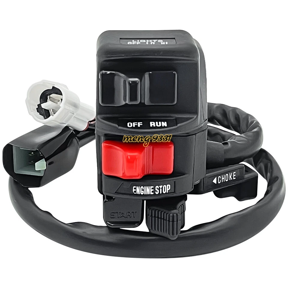 Left Handlebar Kill Switch Start Headlight for Kawasaki Bayou 185 220 KLF185/220 - Image 3 of 4