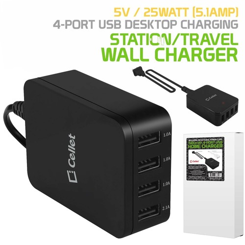 ePartSolution 2X USB Charger Charging Port DC Jack Dock