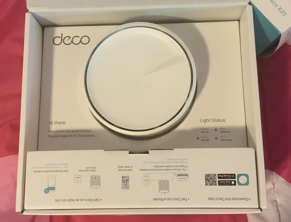 TP−LINK DECO X20 1-PACK WHITE Amazon.com: TP-Link Deco WiFi 6 Mesh WiFi System(Deco X20