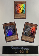 Yugioh Playset: 3x Sternzeichen-Kundler Jungfrau HA07-DE010 Super Rare Holo