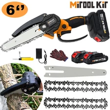 6 inch Electric Mini chainsaw Cordless Handheld Chain Saw W/ Battery For Makita