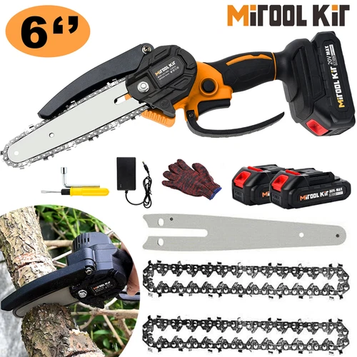 6 inch Electric Mini chainsaw Cordless Handheld Chain Saw W/ Battery For Makita