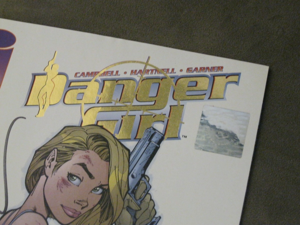 Image Comics Danger Girl Preview Comic Gold Foil w/COA Signed by
