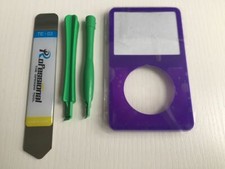 PURPLE Front FacePlate Housing Case Cover Panel Fr iPod Video 5th Gen 30/60/80GB