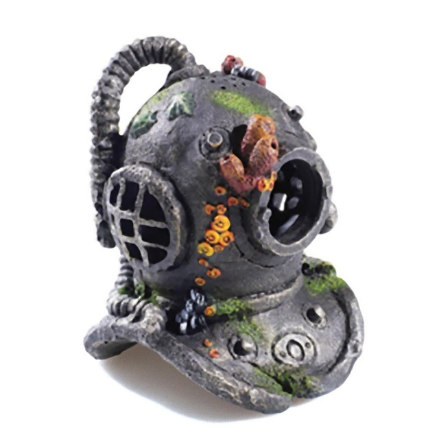 Classic Deep Sea Divers Helmet Aquarium Ornament Fish Tank Cave
