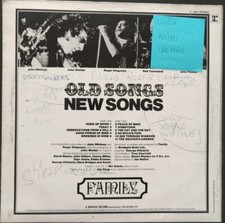 Family Old Songs New Songs Vinyl Record LP VG/G+ K34001 1971 1st Press
