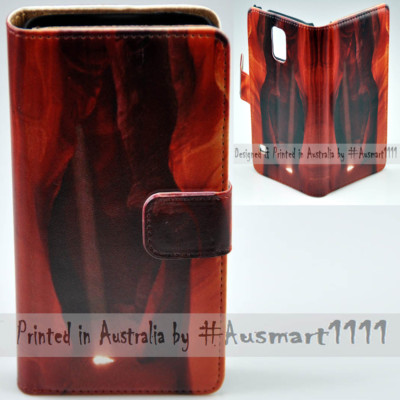 For Huawei Sereis - Sunray Cave Print Wallet Mobile Phone Case Cover